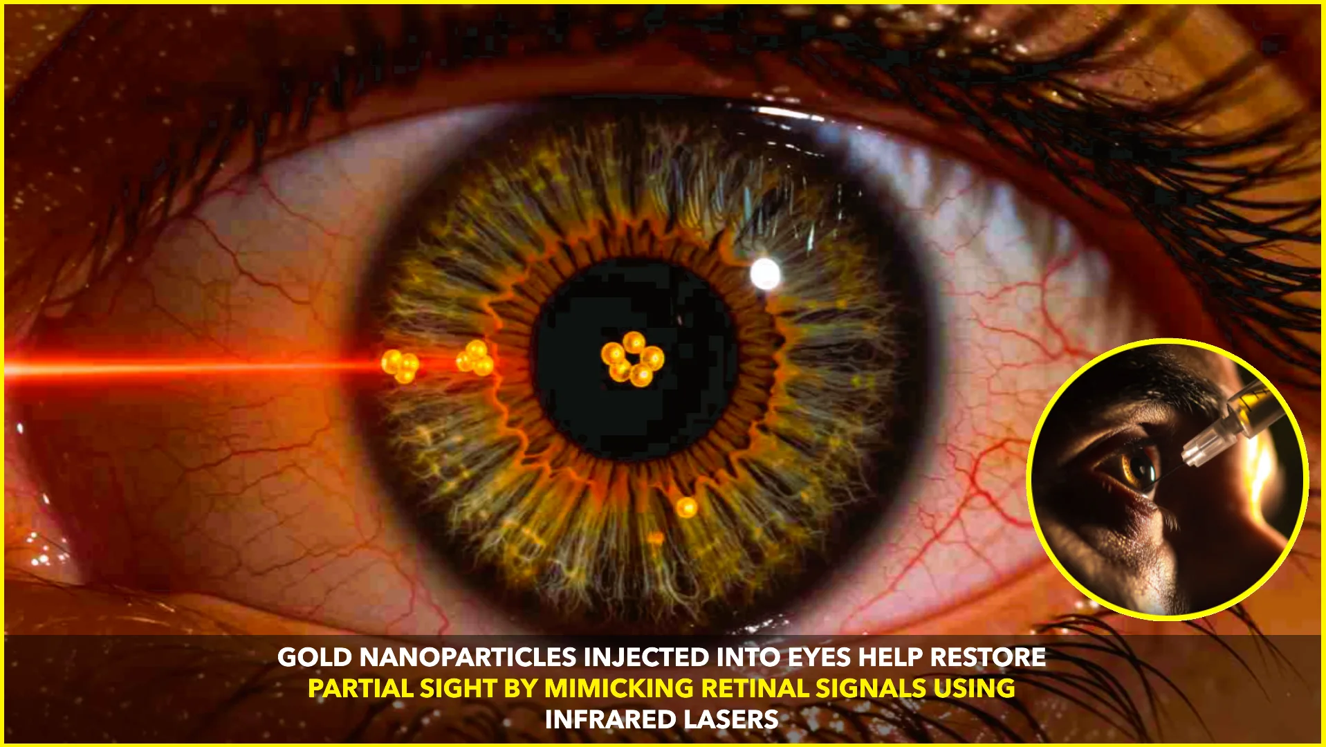 Breakthrough in Vision Restoration: Gold Nanoparticles Show Promise in Reversing Retinal Damage