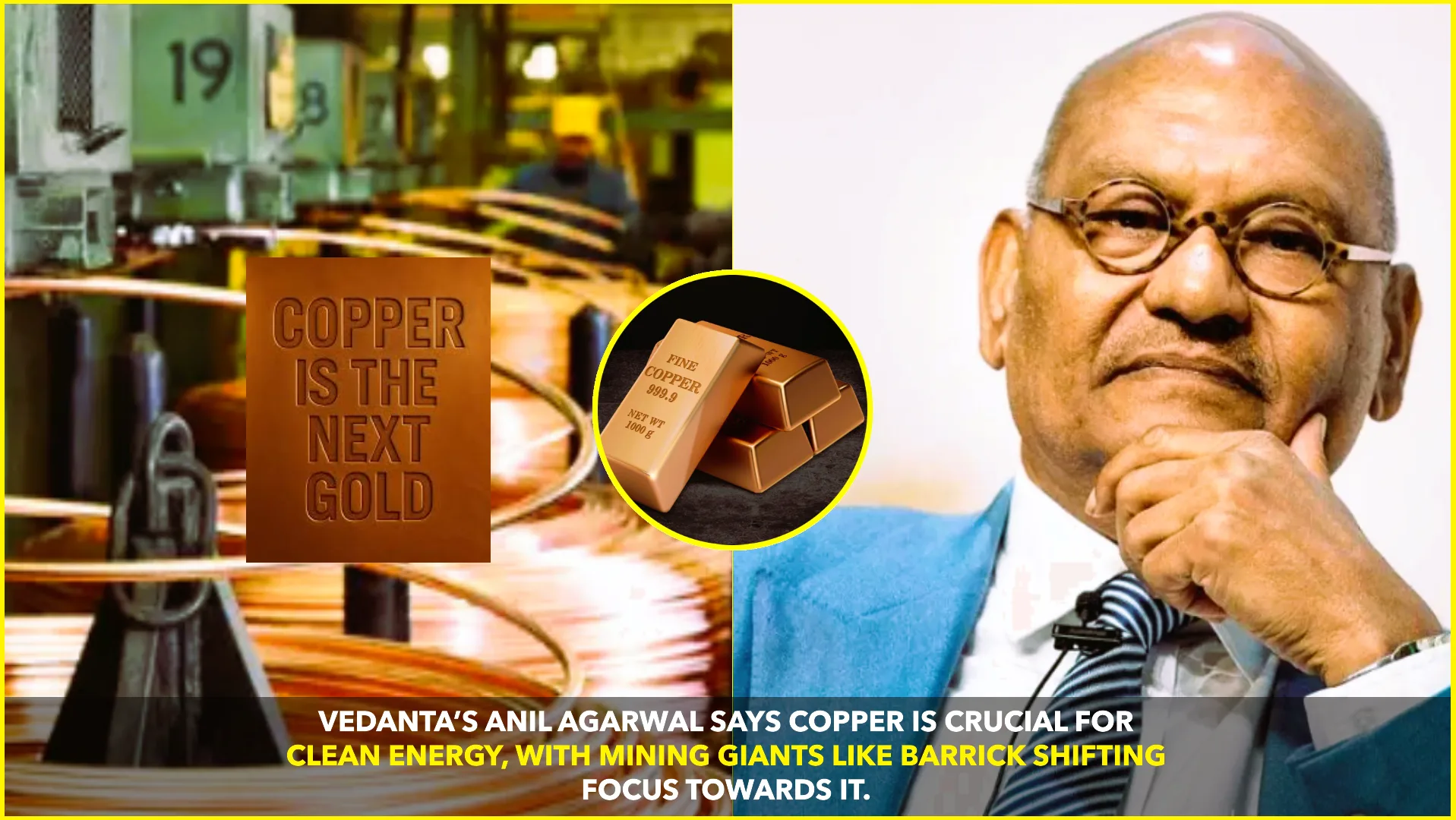 Copper: The ‘Next Gold’ in Clean Energy Era, Says Vedanta’s Anil Agarwal as Global Mining Giants Shift Focus