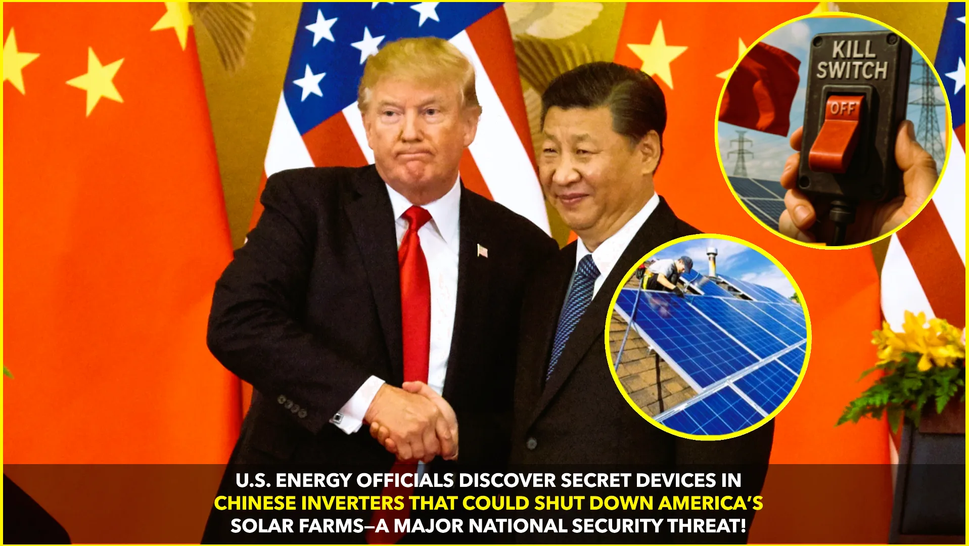 Unauthorized ‘Kill Switches’ Found in Chinese-Made Inverters on U.S. Solar Farms Raise National Security Concerns