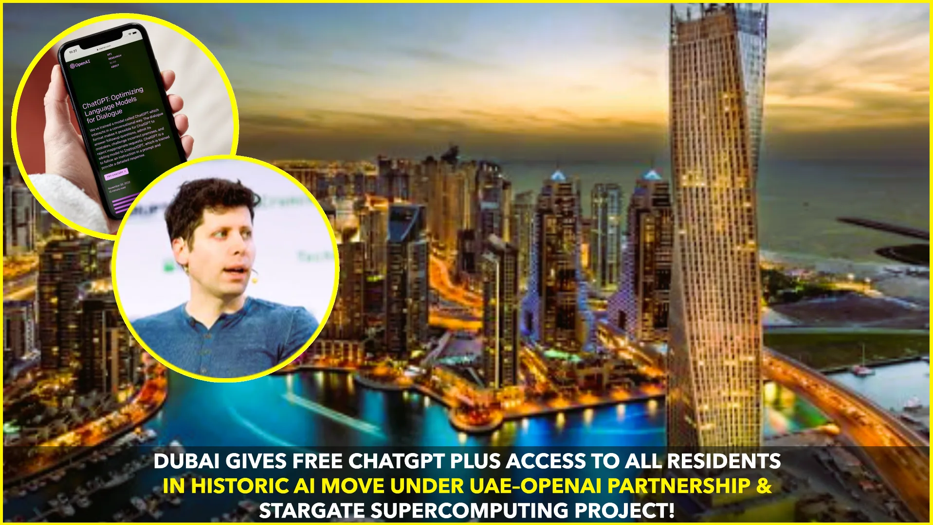Dubai Offers Free ChatGPT Plus Access to All Residents