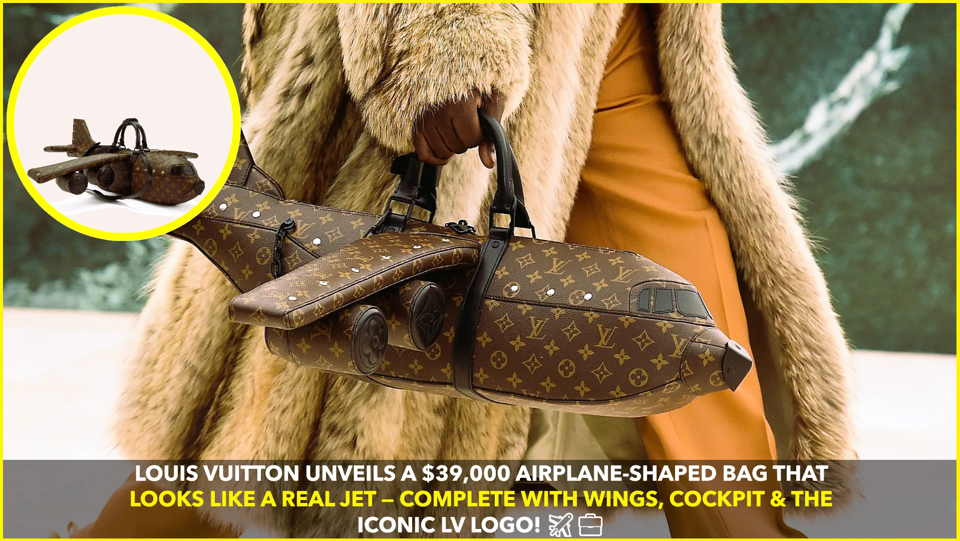 Louis Vuitton's $39,000 Airplane Bag: A Fusion of Luxury and Whimsy
