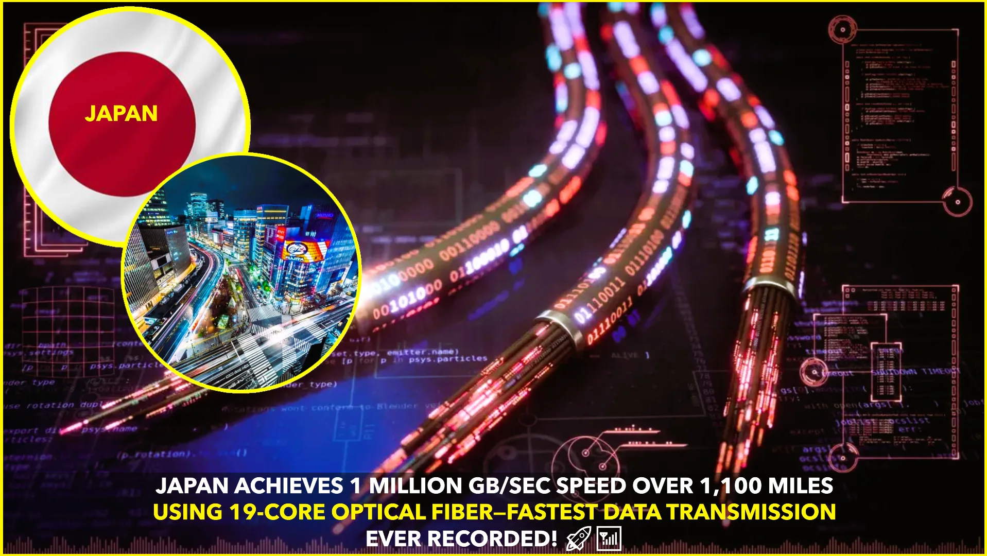 Japan Breaks Internet Speed Record: 1M GB/sec Achieved