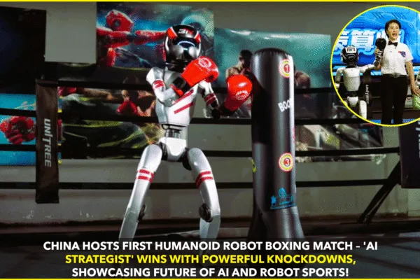 China Hosts World’s First Humanoid Robot Boxing Match; ‘AI Strategist’ Clinches Title with Powerful Knockdowns China Hosts World’s First Humanoid Robot Boxing Match; 'AI Strategist' Clinches Title with Powerful Knockdowns