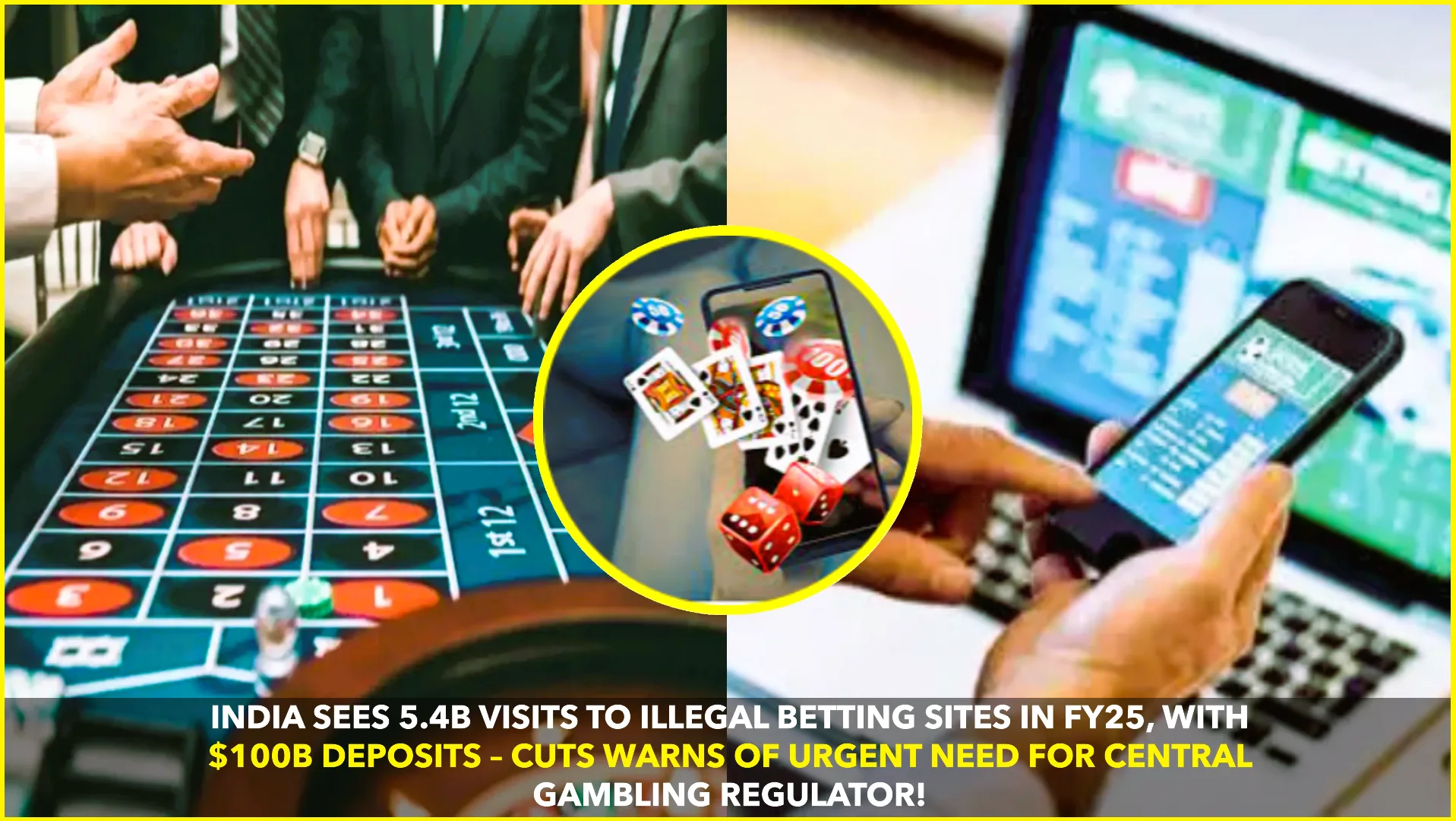 India Emerges as a Hotspot for Illegal Online Betting: $100 Billion Industry and 5.4 Billion Visits Raise Alarms