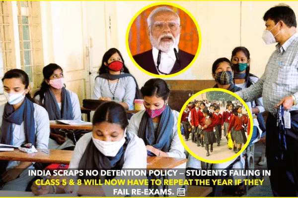 India Ends “No Detention” Policy: 5th and 8th Graders May Now Repeat if They Fail India Ends "No Detention" Policy: 5th and 8th Graders May Now Repeat if They Fail