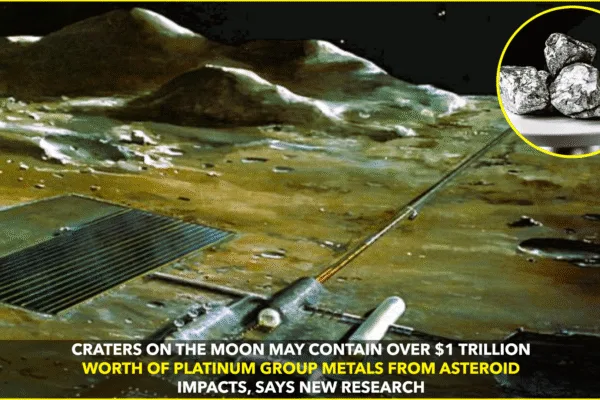 Craters on the Moon May Hold Over $1 Trillion in Platinum Group Metals: Study Suggests Asteroid Impacts Created Valuable Deposits Craters on the Moon May Hold Over $1 Trillion in Platinum Group Metals: Study Suggests Asteroid Impacts Created Valuable Deposits