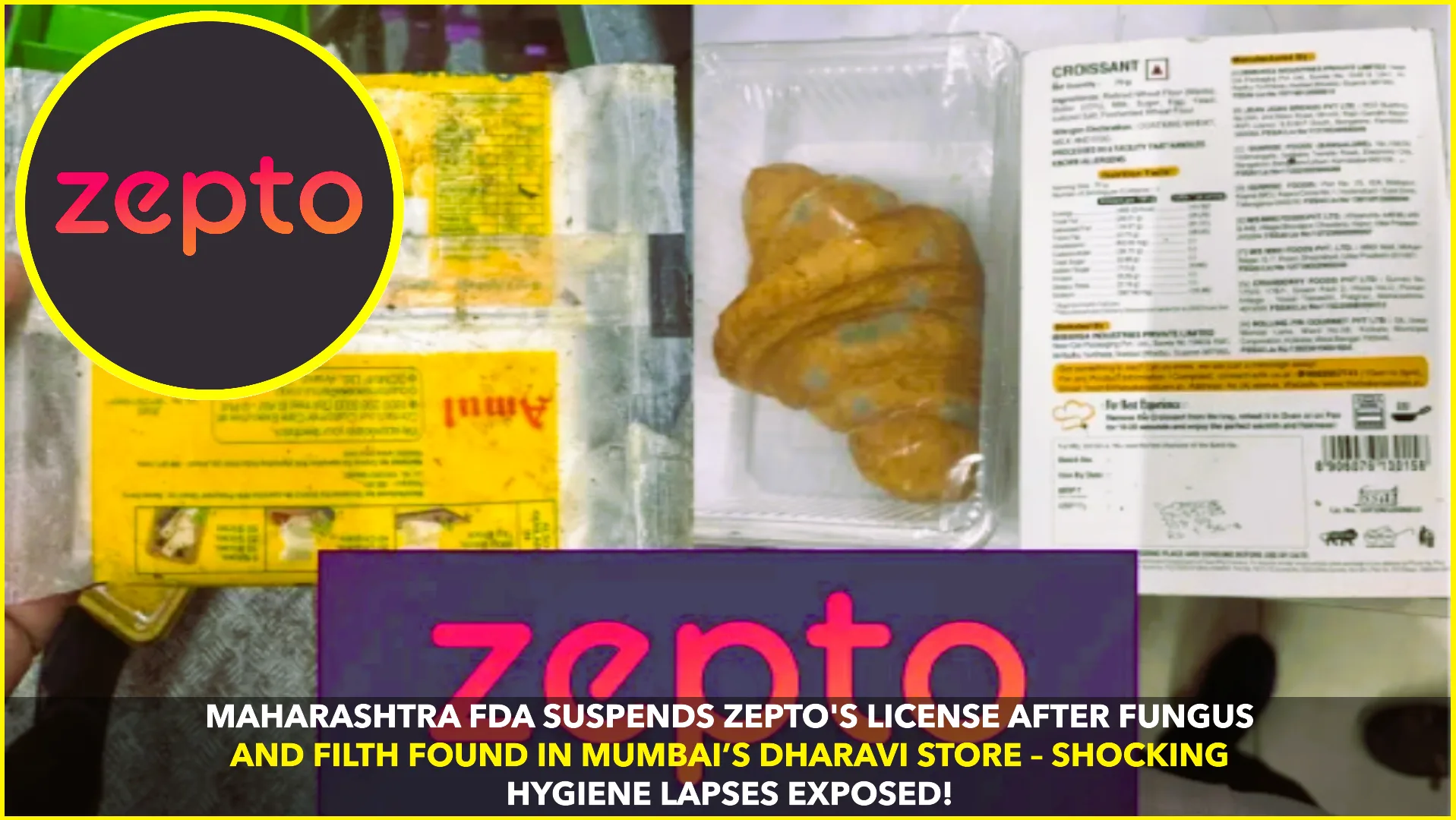 Maharashtra FDA Suspends Zepto’s Dharavi License Over Severe Hygiene Violations