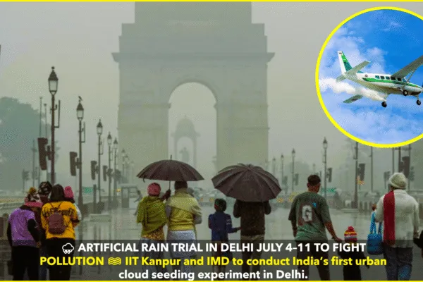 Delhi to Witness First-Ever Cloud Seeding Trial to Tackle Air Pollution Delhi to Witness First-Ever Cloud Seeding Trial to Tackle Air Pollution