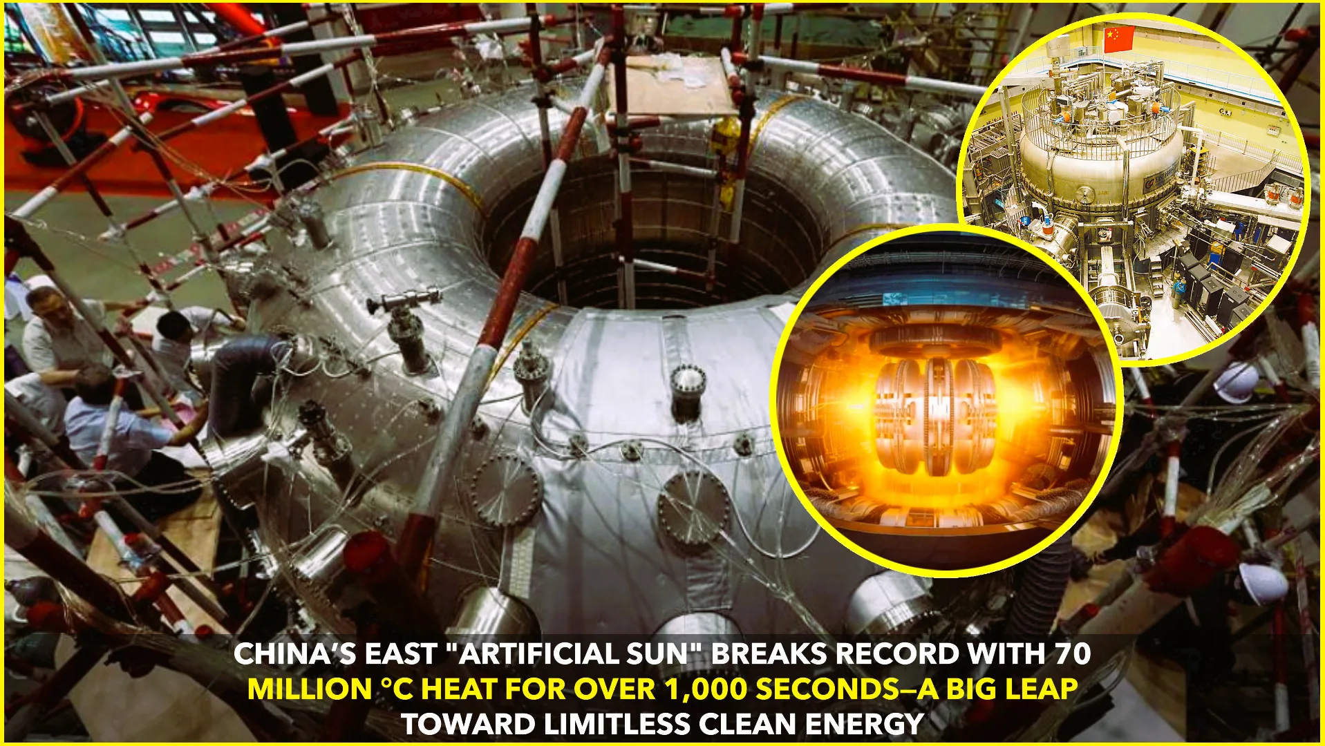 China’s “Artificial Sun” Achieves Record-Breaking Fusion Feat