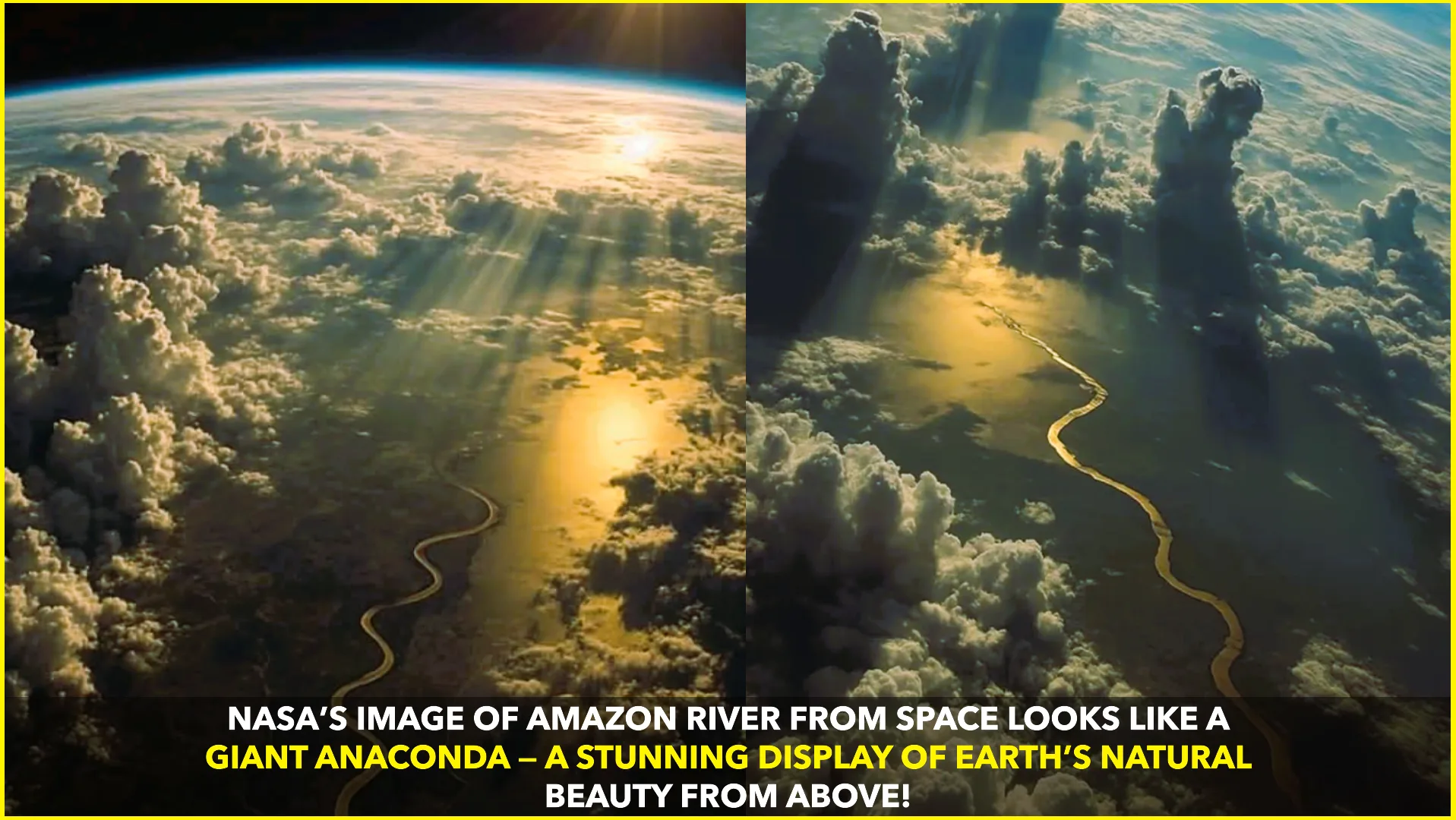 NASA Captures Amazon River’s Serpentine Beauty from Space