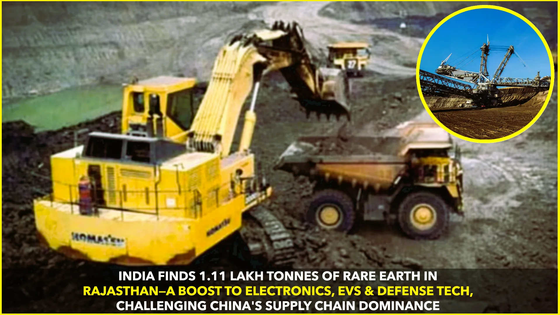 India Discovers Massive Rare Earth Reserves in Rajasthan's Balotra, Eyes Strategic Tech Shift