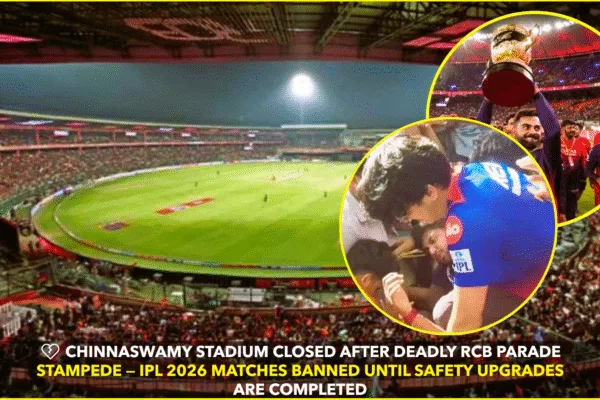 Tragedy Halts Cricket at Chinnaswamy: IPL 2026 Matches Banned After Deadly Stampede Tragedy Halts Cricket at Chinnaswamy: IPL 2026 Matches Banned After Deadly Stampede
