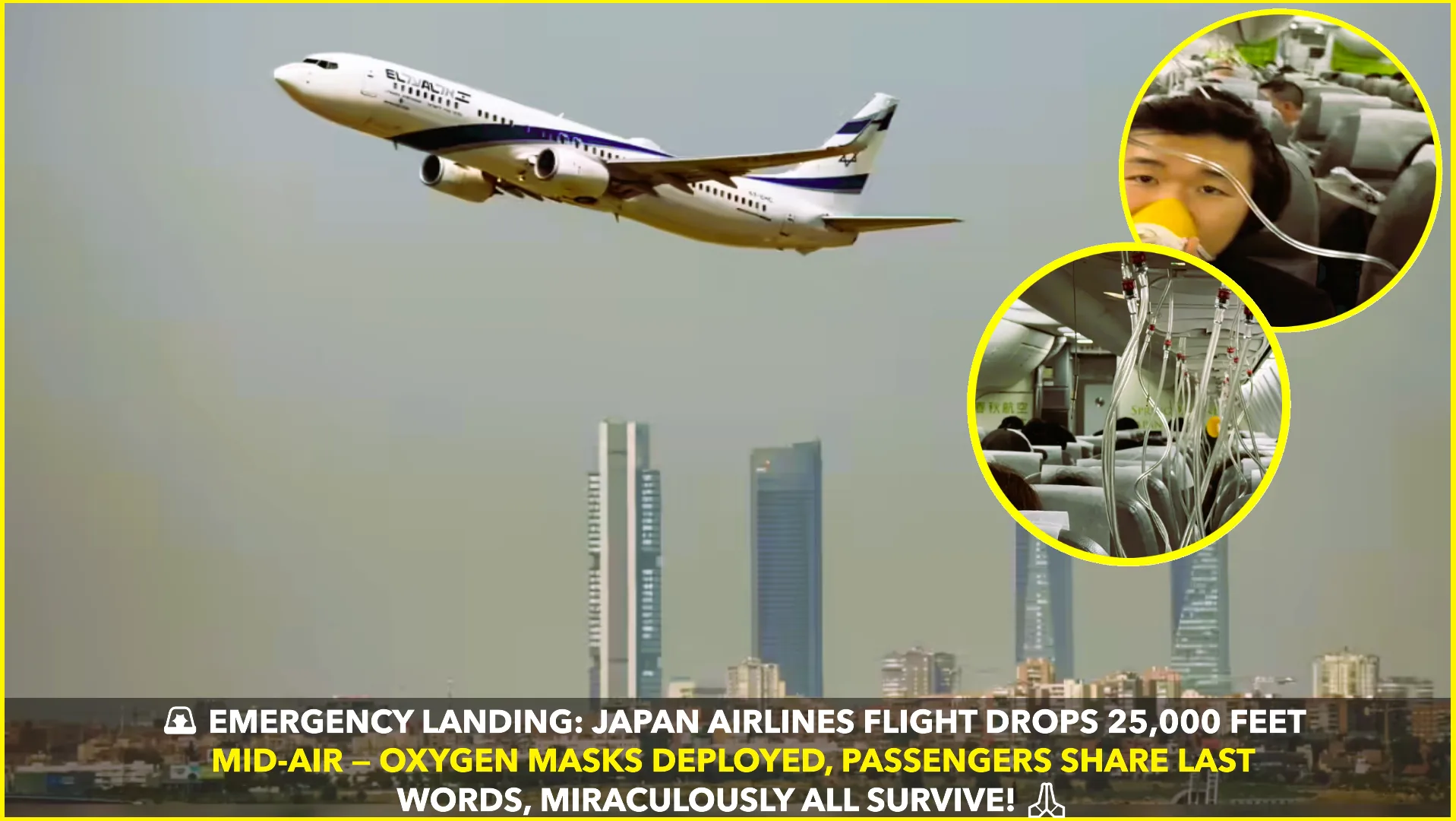 Japan Airlines Flight Plunges 25,000 Feet in Mid-Air Emergency; All 191 Survive