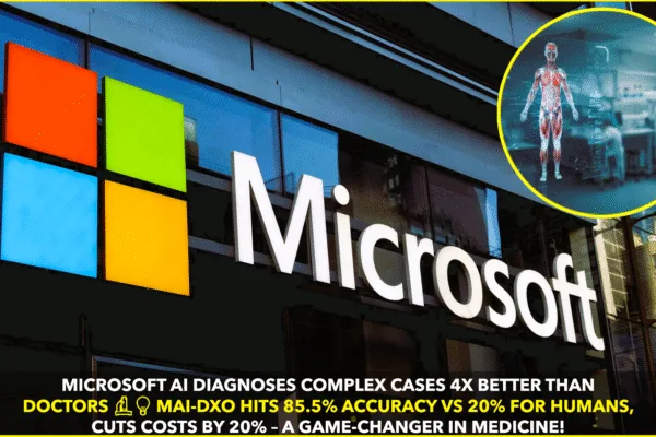 Microsoft’s MAI-DxO AI System Surpasses Human Doctors in Diagnosing Complex Medical Cases Microsoft's MAI-DxO AI System Surpasses Human Doctors in Diagnosing Complex Medical Cases