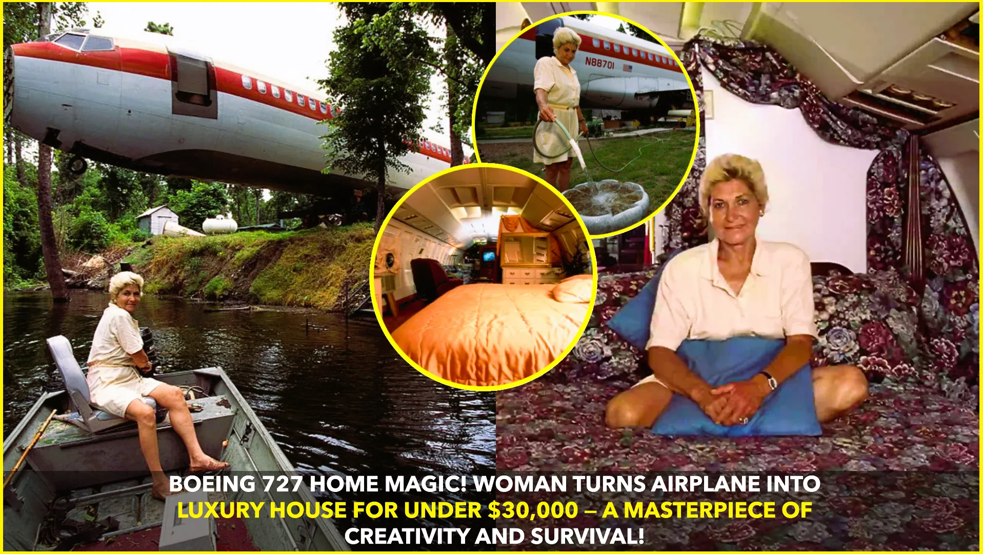 Jo Ann Ussery’s Boeing 727 Home: From Tragedy to Innovation