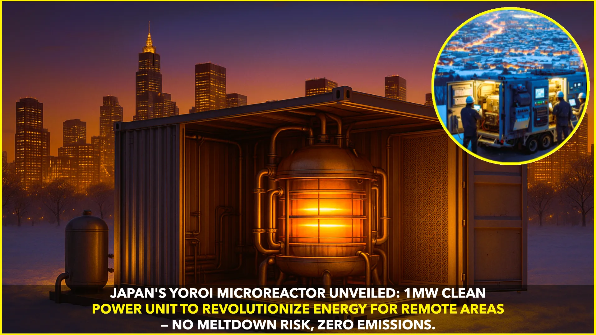 Japan Unveils Yoroi Microreactor: A Game Changer in Clean Energy for Remote Regions