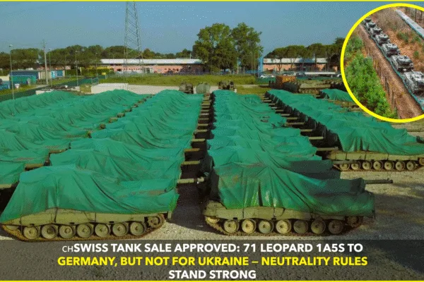 Switzerland Approves Sale of Leopard 1A5 Tanks to Germany Under Strict Neutrality Rules Switzerland Approves Sale of Leopard 1A5 Tanks to Germany Under Strict Neutrality Rules