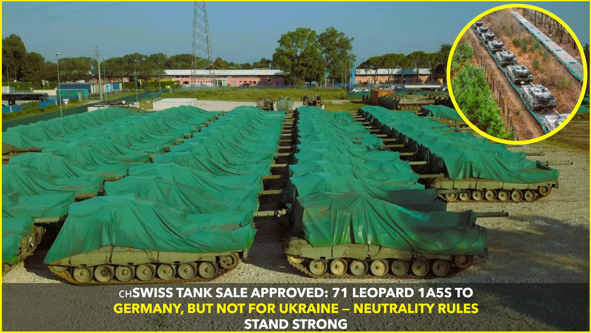 Switzerland Approves Sale of Leopard 1A5 Tanks to Germany Under Strict Neutrality Rules