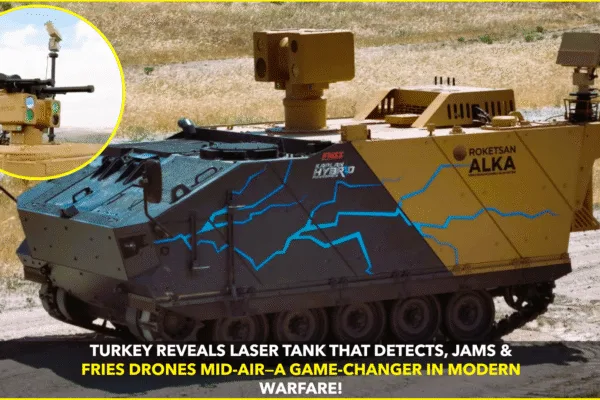 Turkey Unveils ALKA-KAPLAN: The World’s First AI-Guided Laser Tank to Combat Drones Turkey Unveils ALKA-KAPLAN: The World's First AI-Guided Laser Tank to Combat Drones