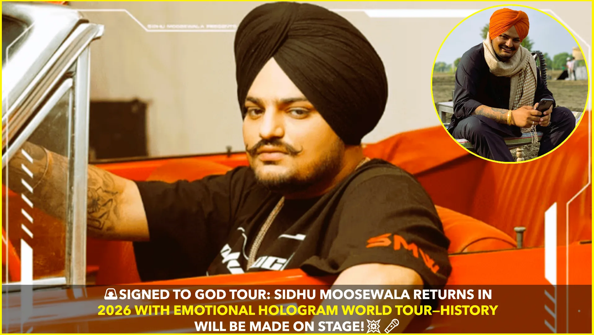 Sidhu Moosewala Returns in Digital Form: 'Signed To God' World Tour to Launch in 2026 with Hologram Technology