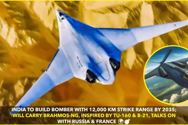 India Plans Strategic Bomber With 12,000 km Range by 2035 India Plans Strategic Bomber With 12,000 km Range by 2035