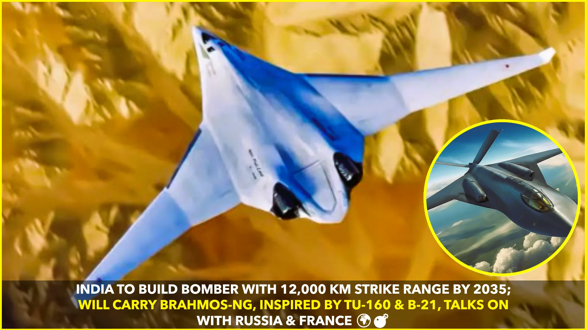 India Plans Strategic Bomber With 12,000 km Range by 2035