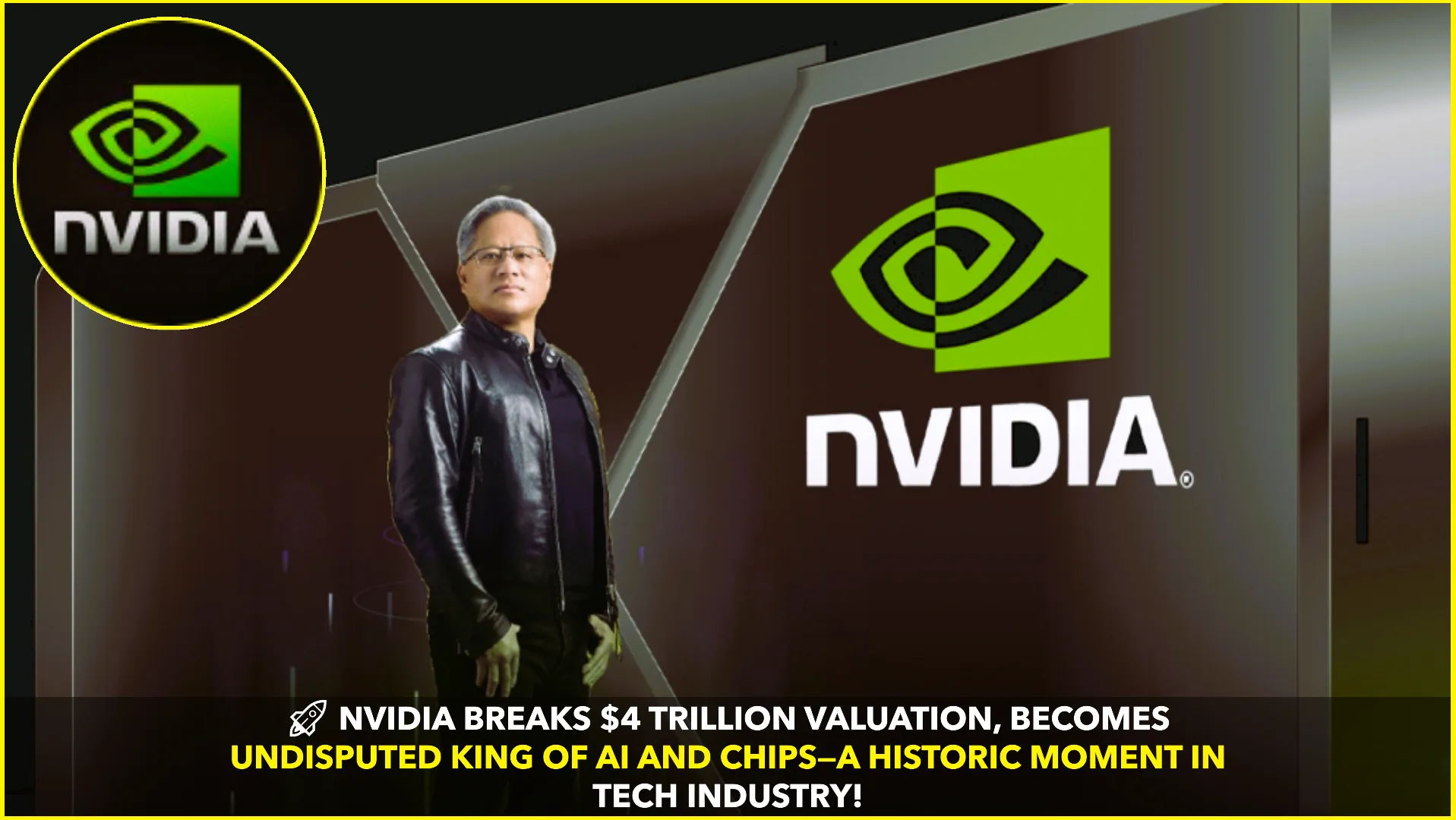 Nvidia Hits $4 Trillion Valuation, Becomes Undisputed King of Silicon