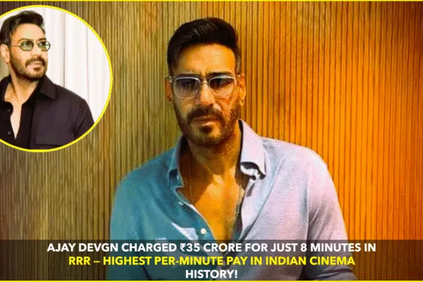 Ajay Devgn Sets Record: ₹35 Crore for 8-Minute Role in RRR! Ajay Devgn Sets Record: ₹35 Crore for 8-Minute Role in RRR!