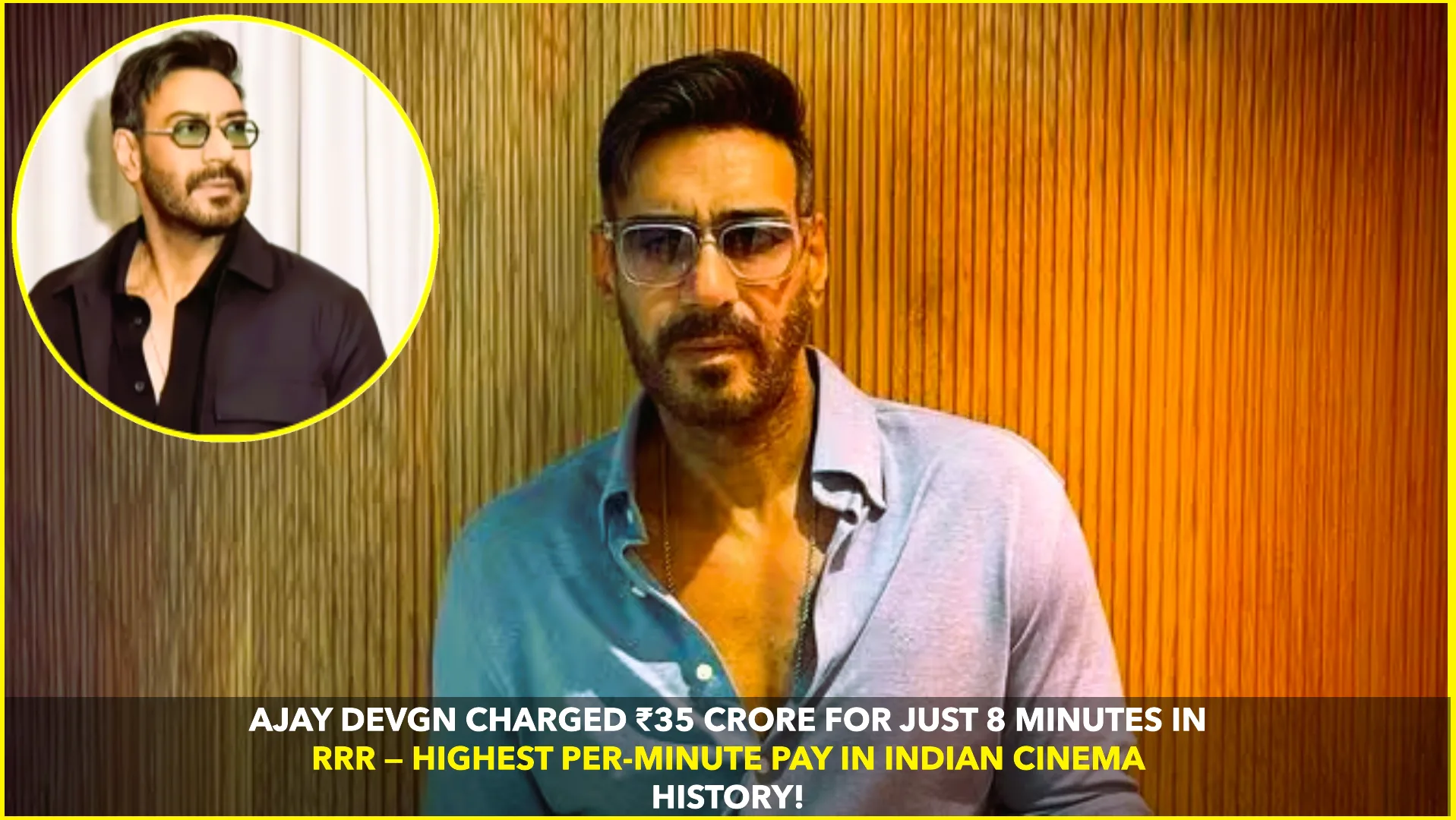 Ajay Devgn Sets Record: ₹35 Crore for 8-Minute Role in RRR!