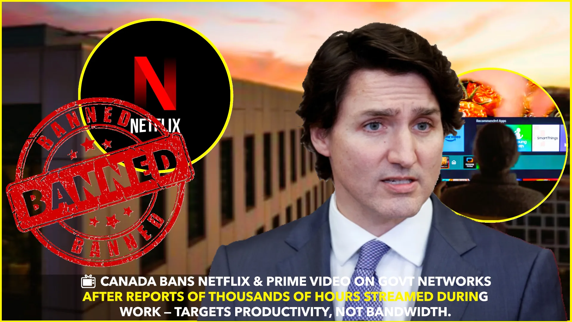 Canada Restricts Streaming Platforms on Federal Networks After Work-Hour Abuse Reports