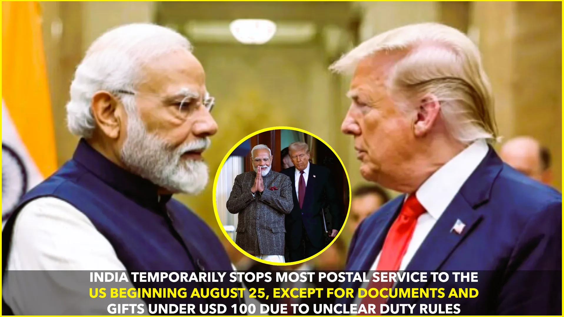 India Pauses Postal Services to US Over New Duty Confusion