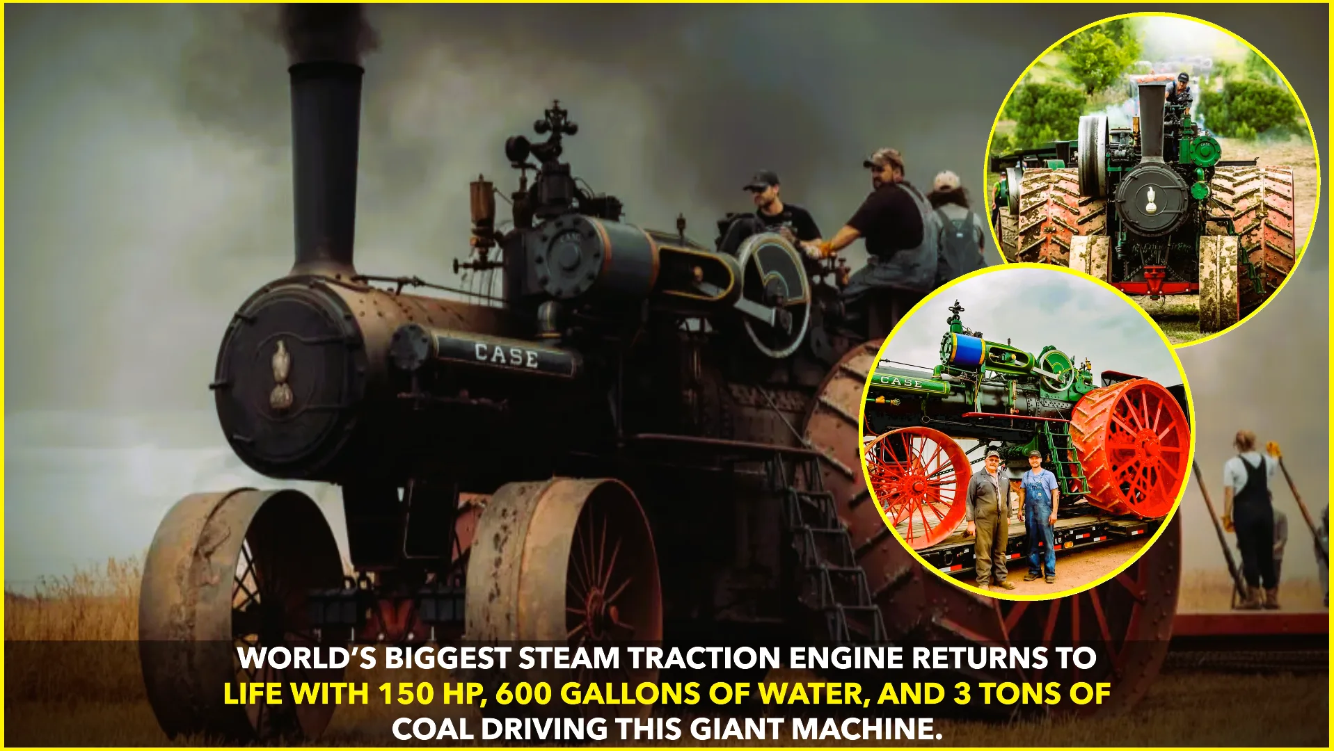 World’s Largest Steam Traction Engine Restored