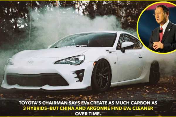 Toyota Chairman Sparks Debate on EVs vs Hybrids Emissions Toyota Chairman Sparks Debate on EVs vs Hybrids Emissions