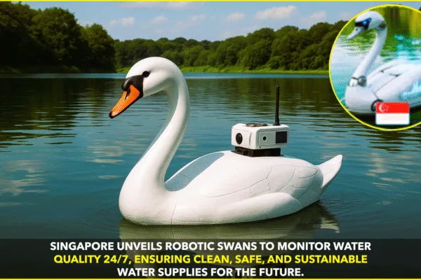 Singapore Introduces Robotic Swans to Monitor Reservoir Water
