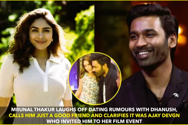 Mrunal Thakur Breaks Silence on Dhanush Rumours Mrunal Thakur Breaks Silence on Dhanush Rumours