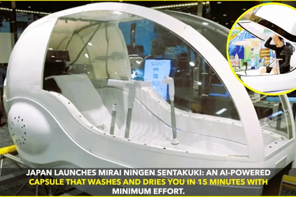 Mirai Ningen Sentakuki: Japan’s 15-Minute AI Human Wash Pod