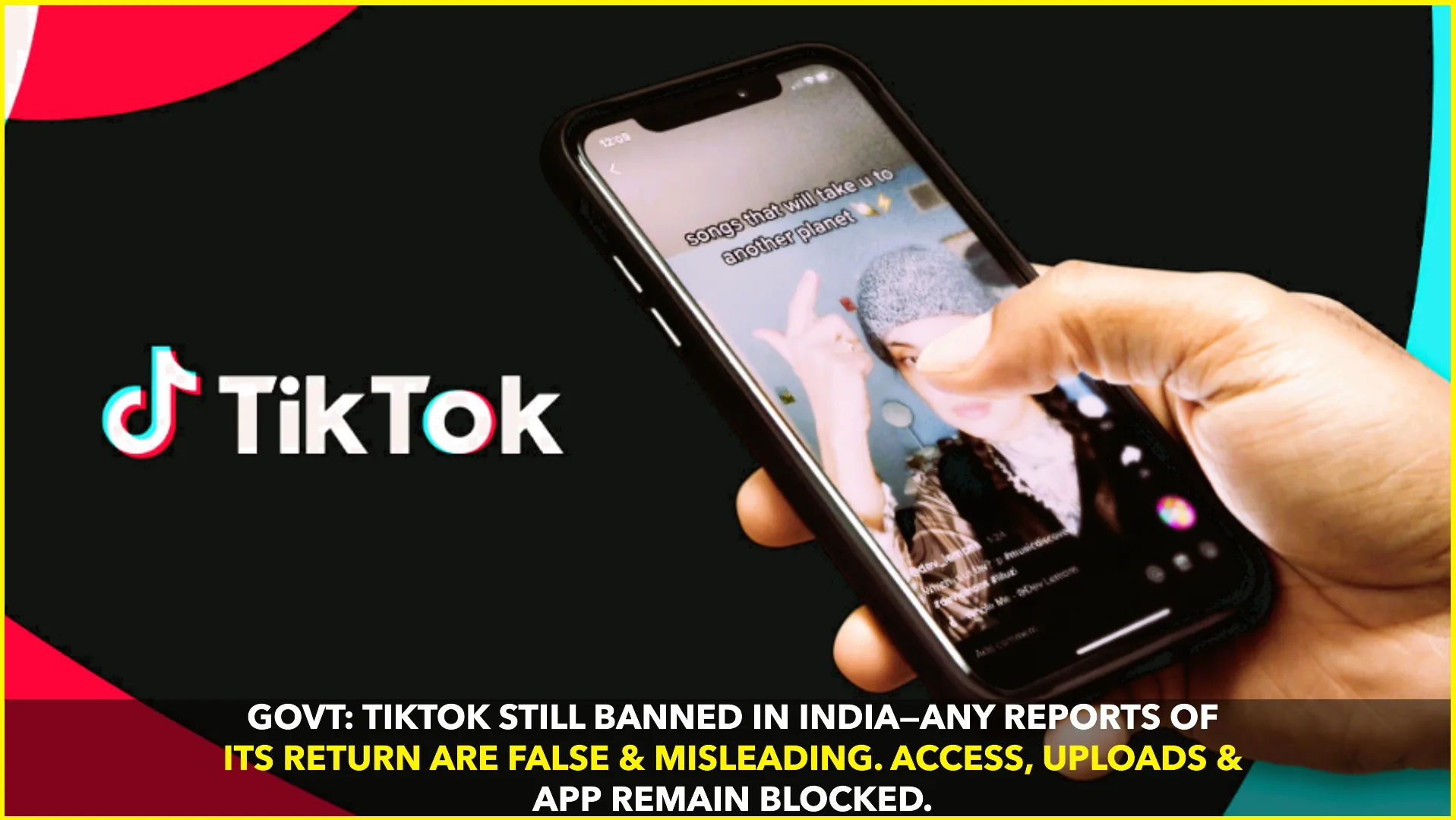 Government Clarifies: TikTok Ban in India Still Active, No Plans for Return
