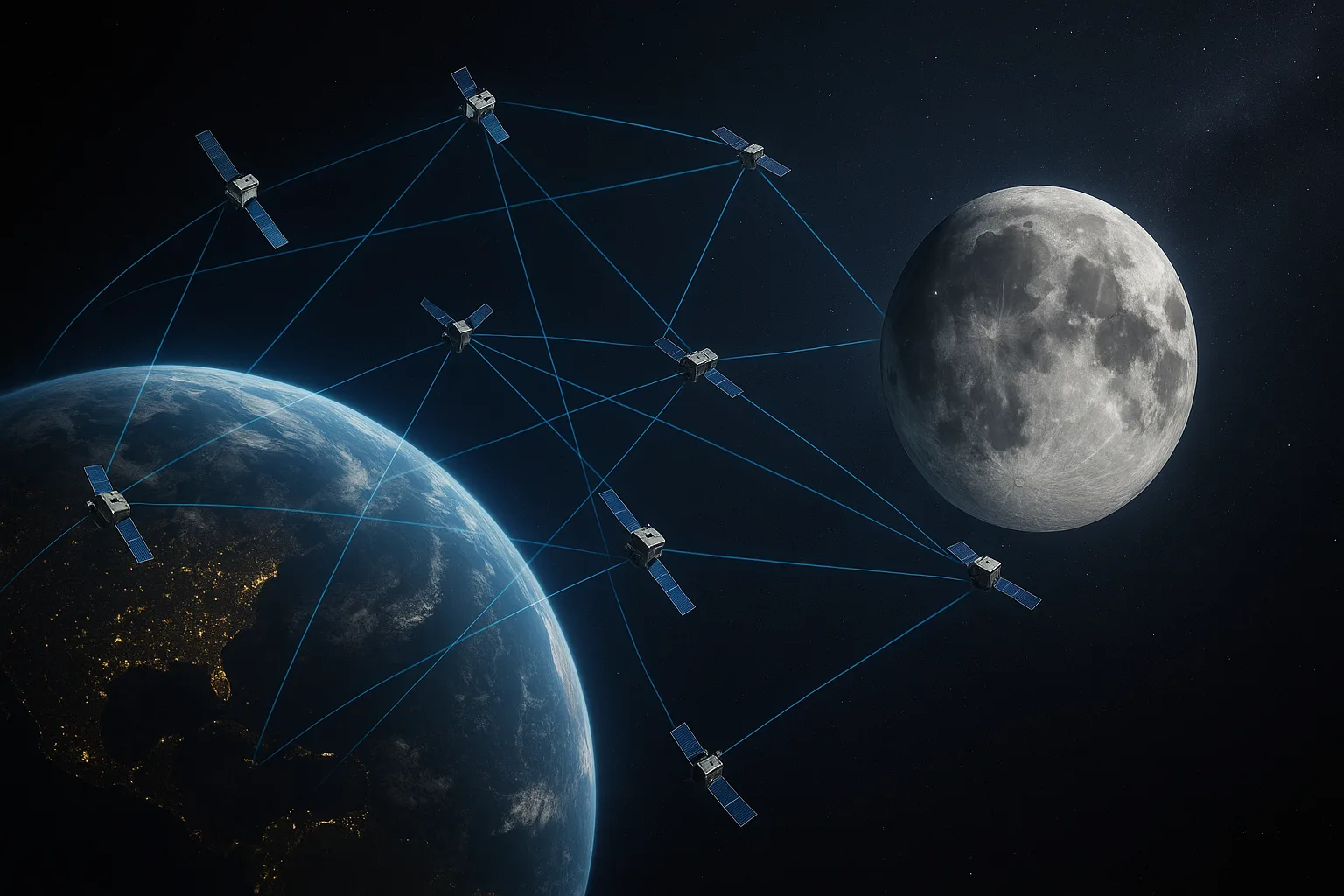 China Plans 30-Satellite Earth-Moon Network for Real-Time Services