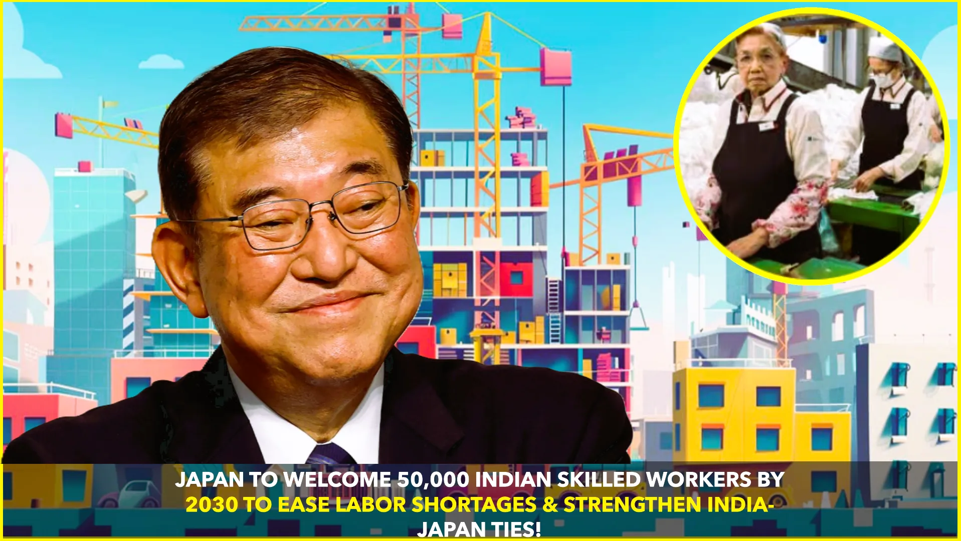 Japan to Hire 50,000 Indian Pros for Labor Gaps