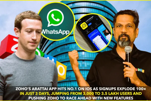 Arattai Soars: Zoho’s Messaging App Hits #1 Arattai Soars: Zoho’s Messaging App Hits #1