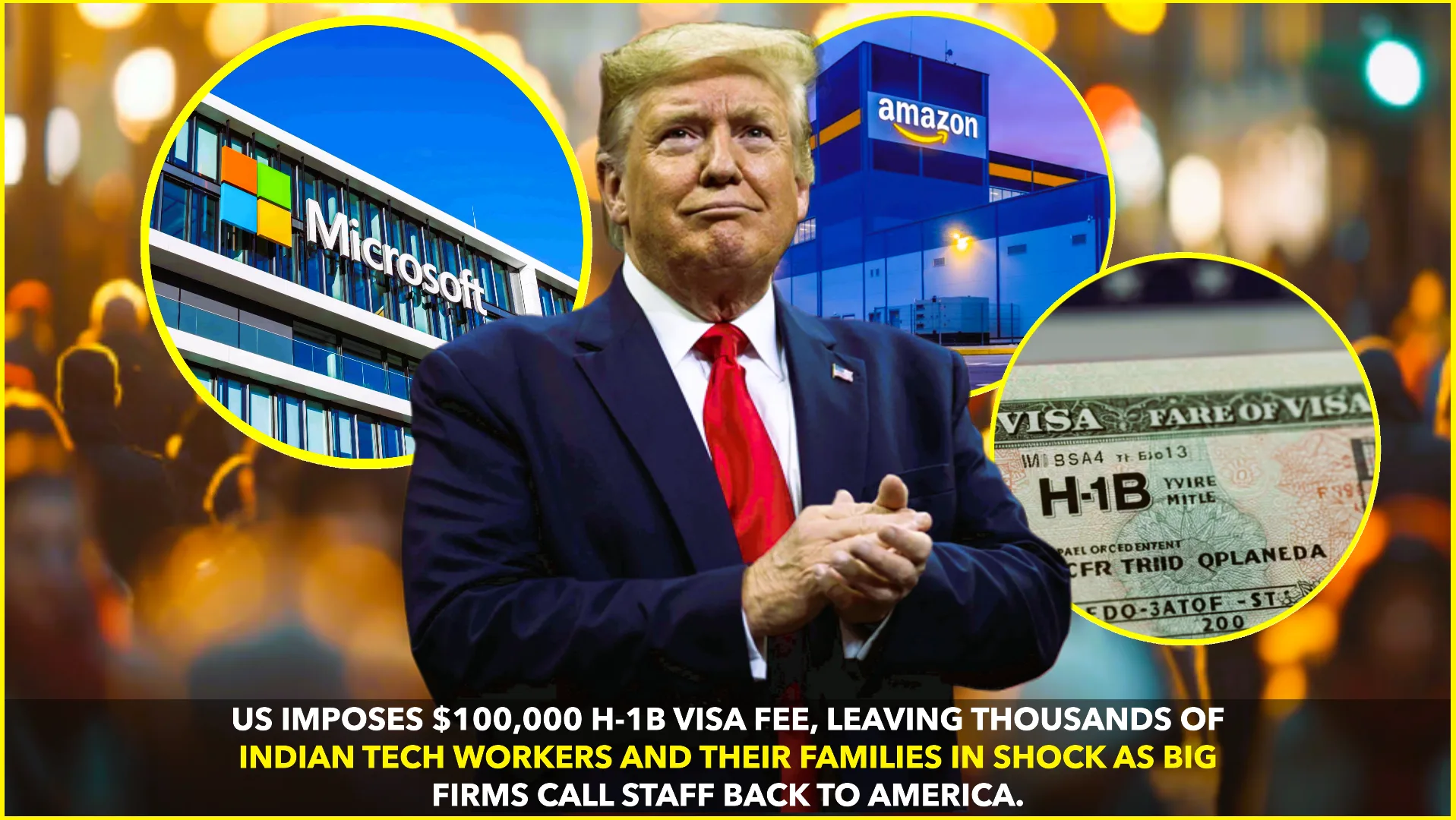 Trump’s H-1B Fee Shocks Indian Tech Workers Abroad