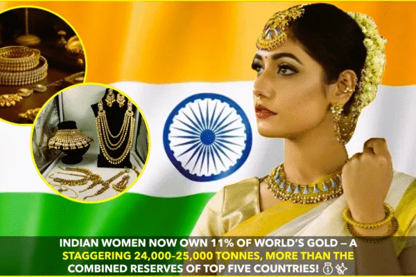 Indian Women Hold 11% of Global Gold Reserves