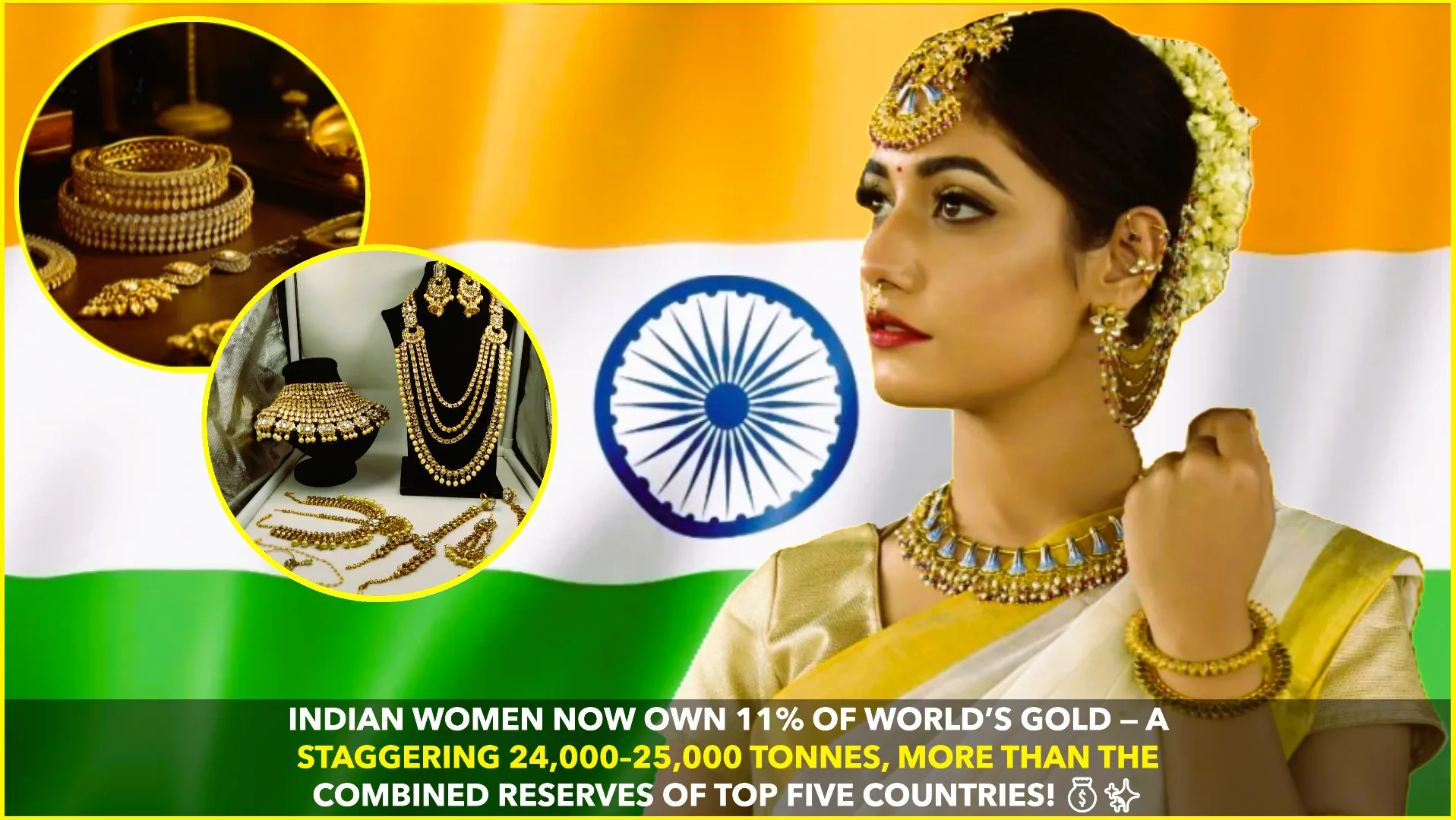 Indian Women Hold 11% of Global Gold Reserves