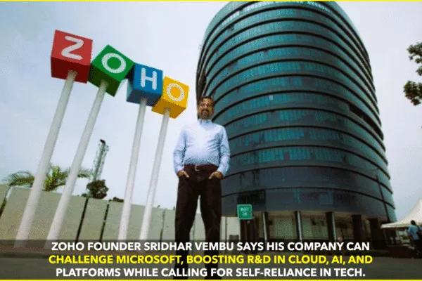 Zoho’s Sridhar Vembu Positions Company as Global Challenger to Microsoft Zoho’s Sridhar Vembu Positions Company as Global Challenger to Microsoft