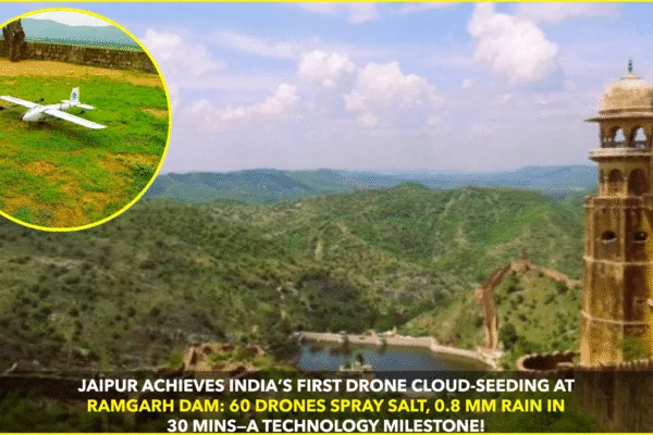 Jaipur’s Historic First Drone Cloud-Seeding Leads to Rain Jaipur’s Historic First Drone Cloud-Seeding Leads to Rain