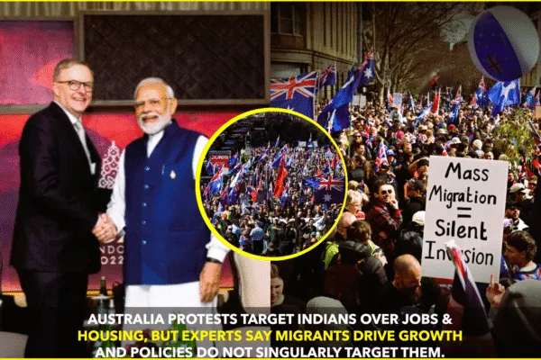 Australia Protests Target Indian Migrants Amid Racism Australia Protests Target Indian Migrants Amid Racism