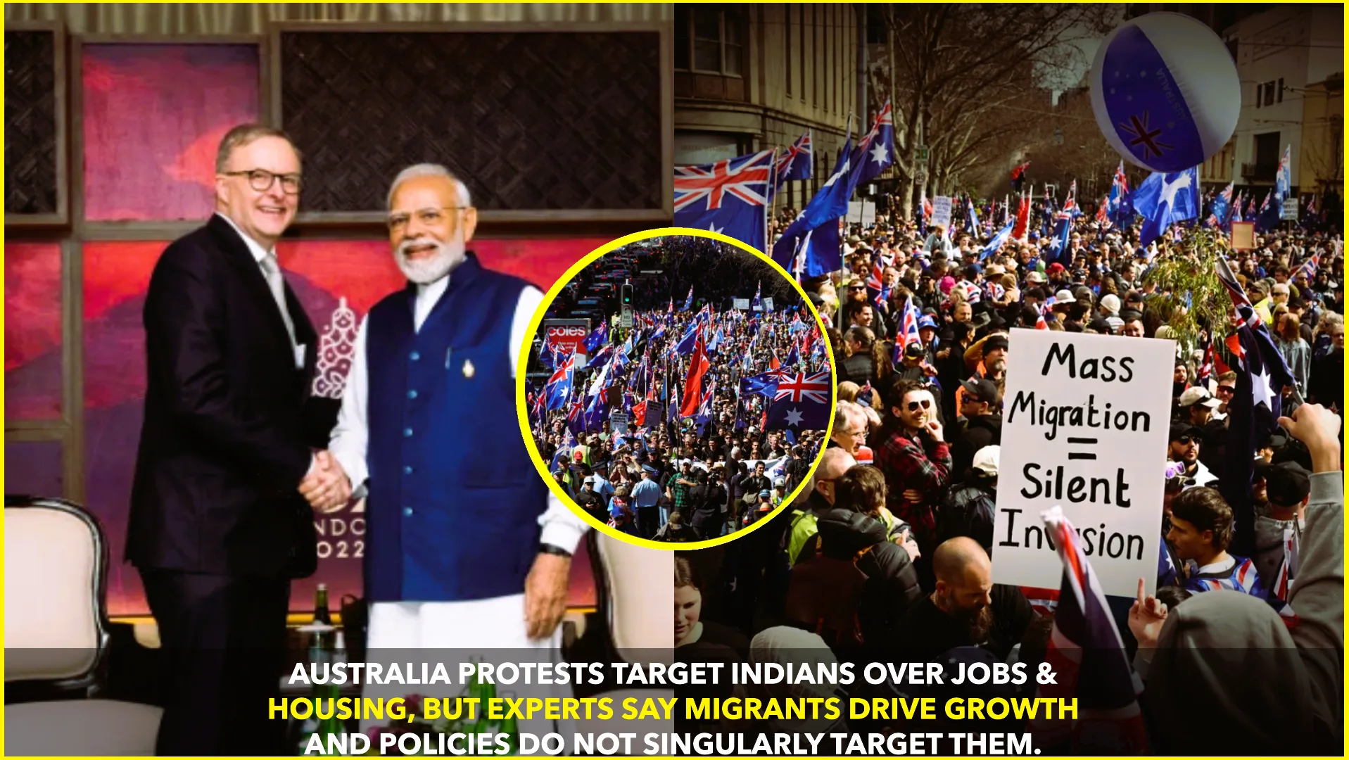 Australia Protests Target Indian Migrants Amid Racism