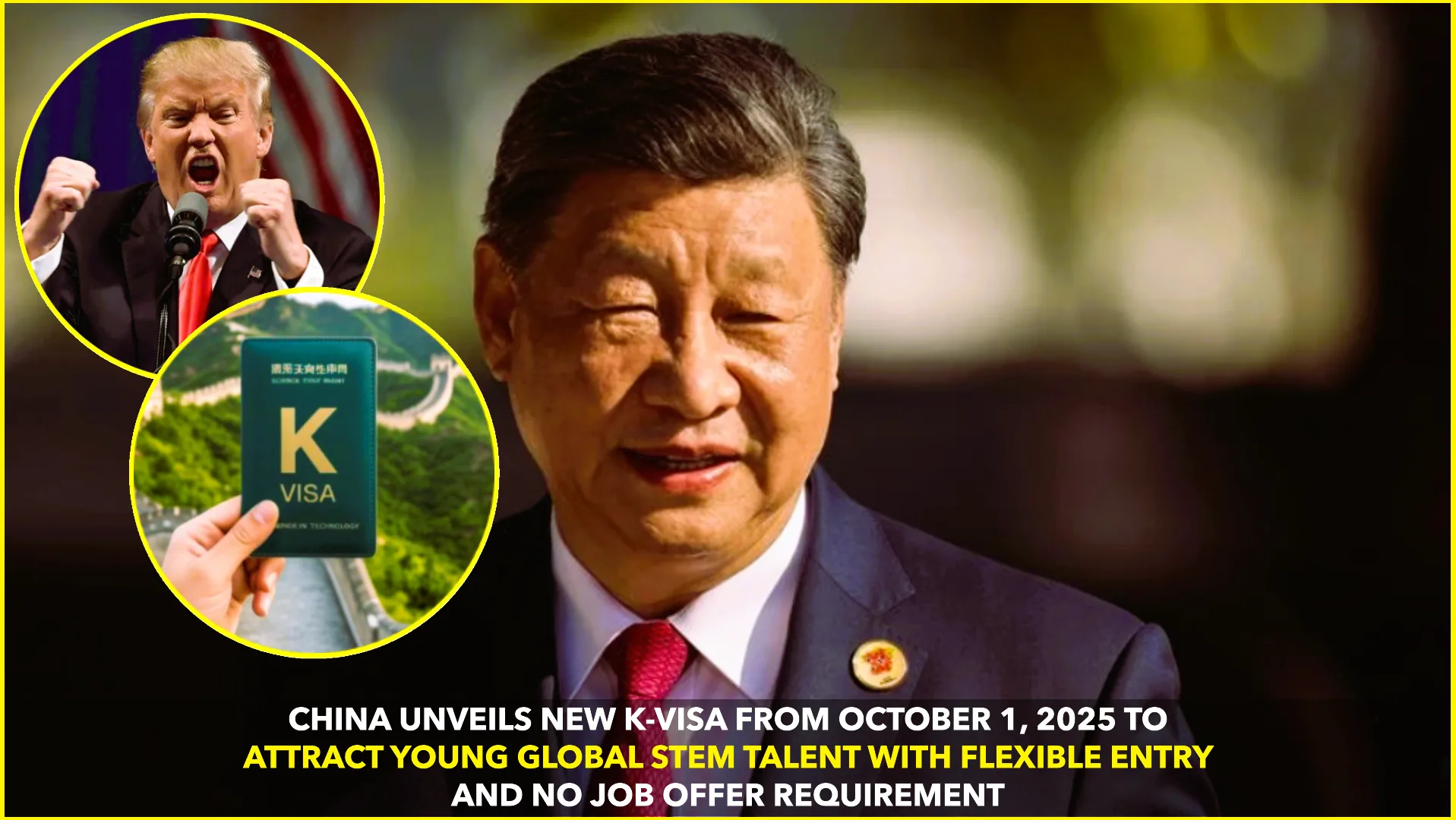 China Unveils K-Visa to Attract Global STEM Talent