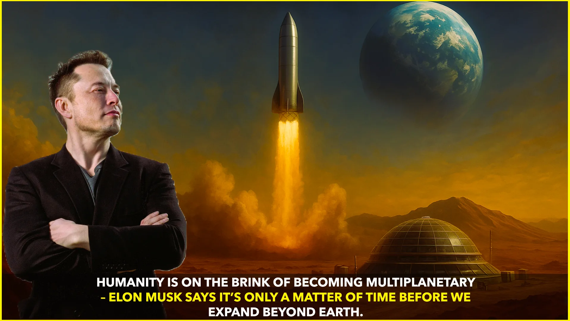 Elon Musk: It’s Only a Matter of Time Before Humanity Expands Beyond Earth
