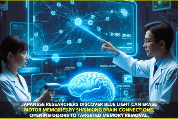 Blue Light Laser Shows Power to Erase Motor Memory Blue Light Laser Shows Power to Erase Motor Memory
